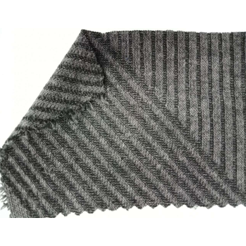 Tissu en tricot côtelé